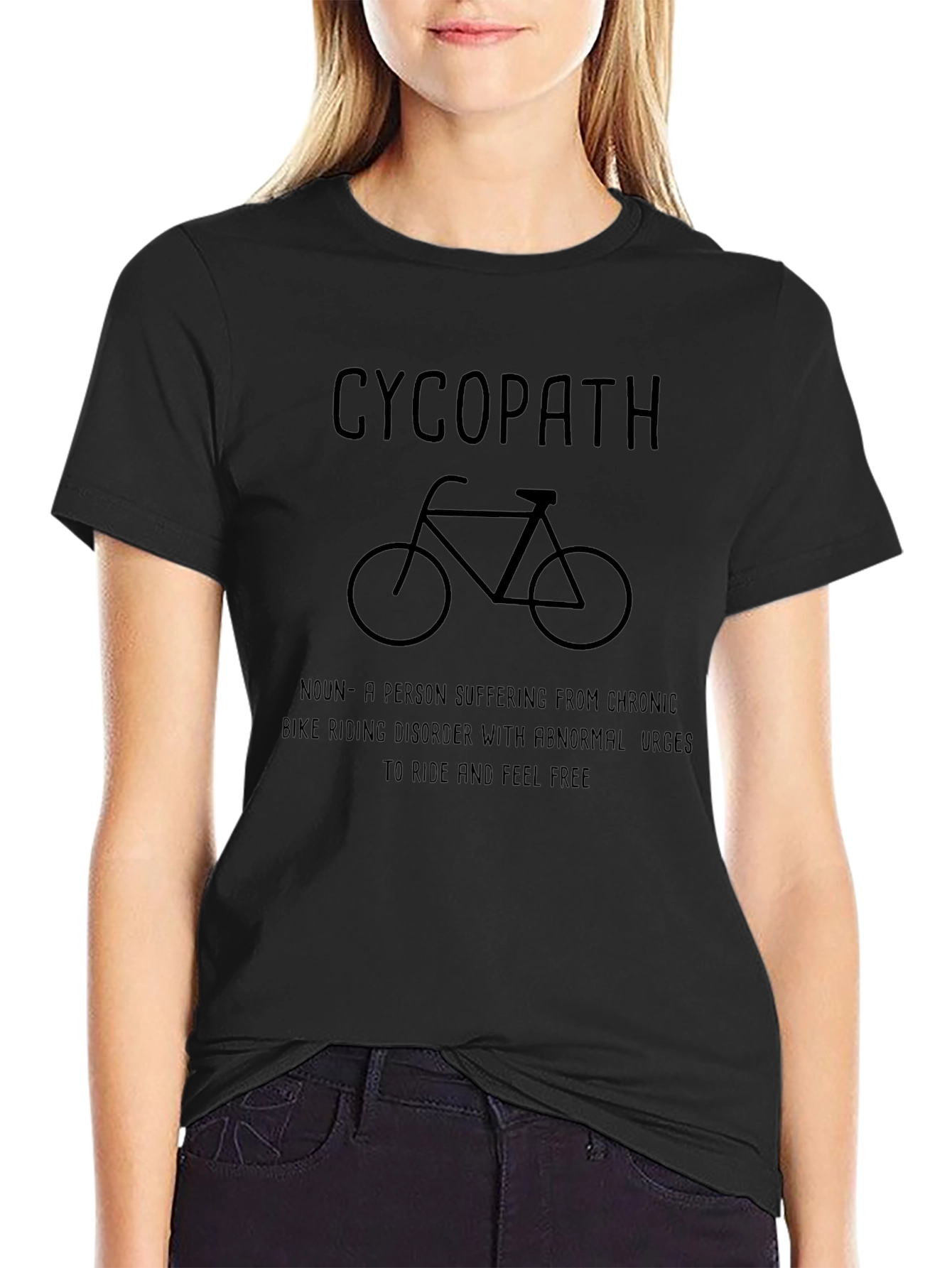 Cycopath Funny Bike T-Shirt - Chronic Biking Disorder Tee