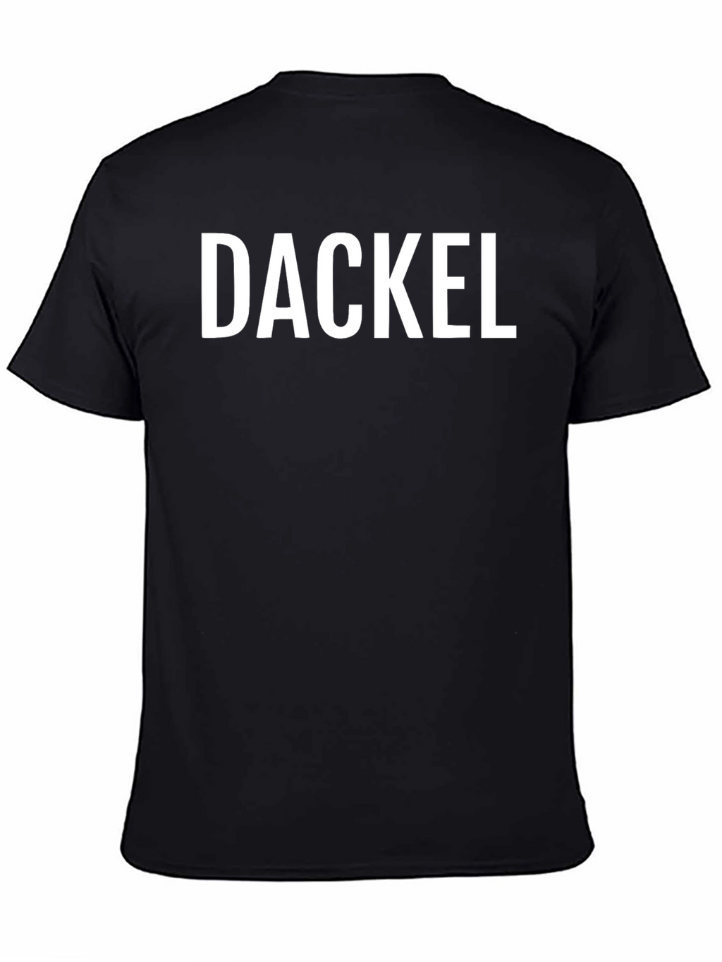 DACKEL Graphic Tee - Bold Text Classic Style