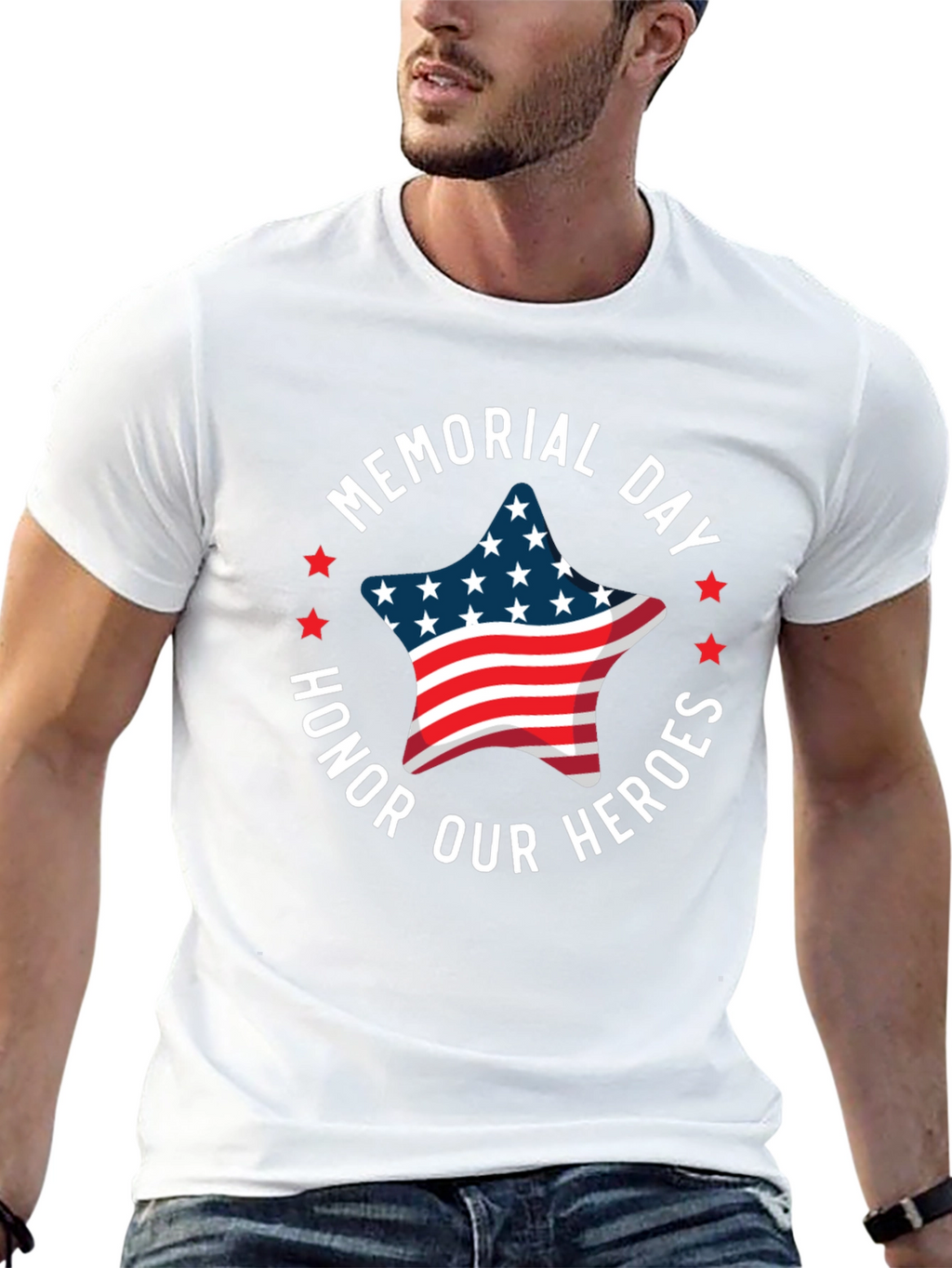 Memorial Day Honor Our Heroes Graphic Tee