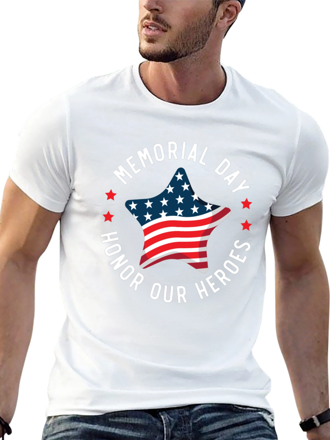 Memorial Day Honor Our Heroes Graphic Tee