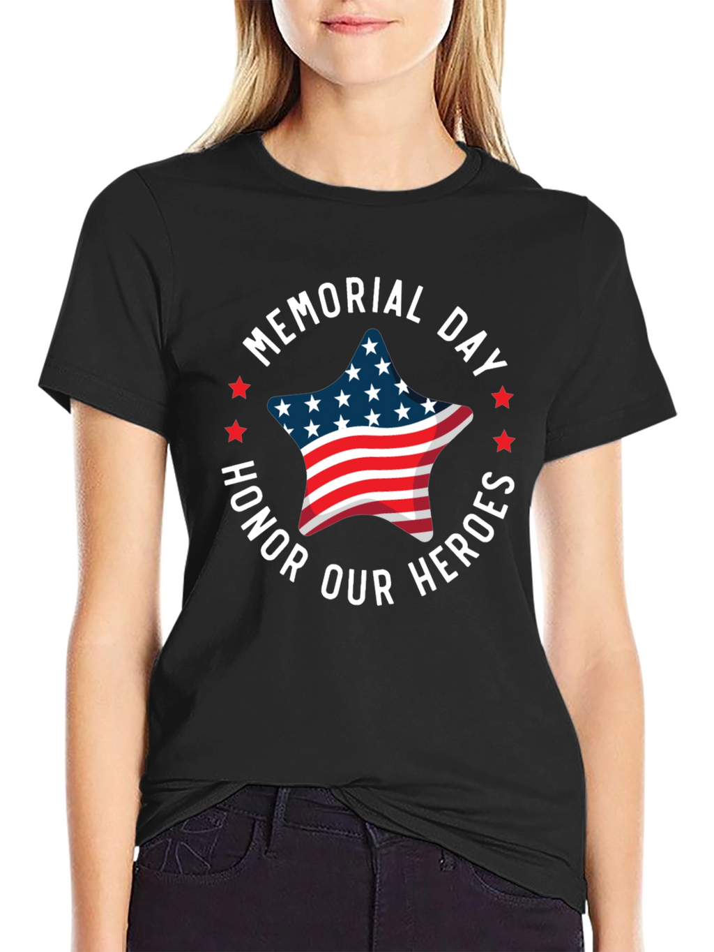 Memorial Day Honor Our Heroes Graphic Tee
