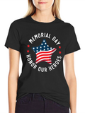 Memorial Day Honor Our Heroes Graphic Tee