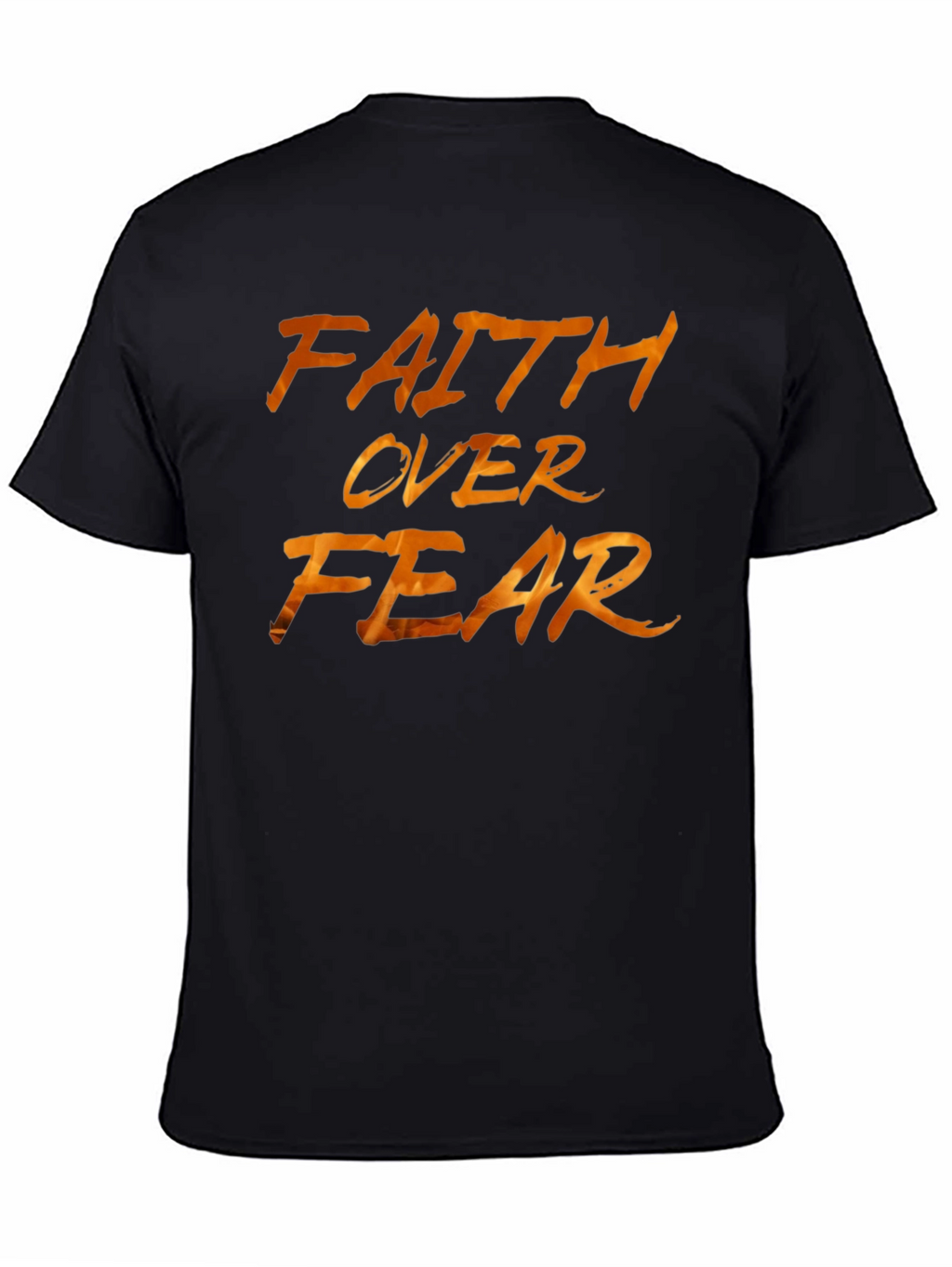 Faith Over Fear Black Graphic Tee
