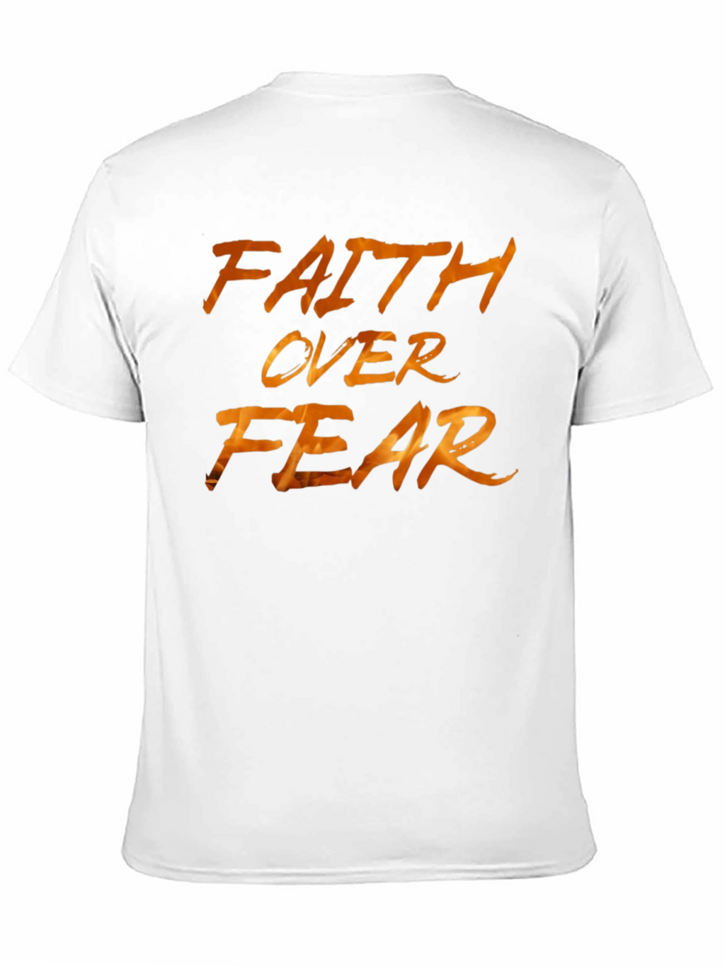 Faith Over Fear Black Graphic Tee