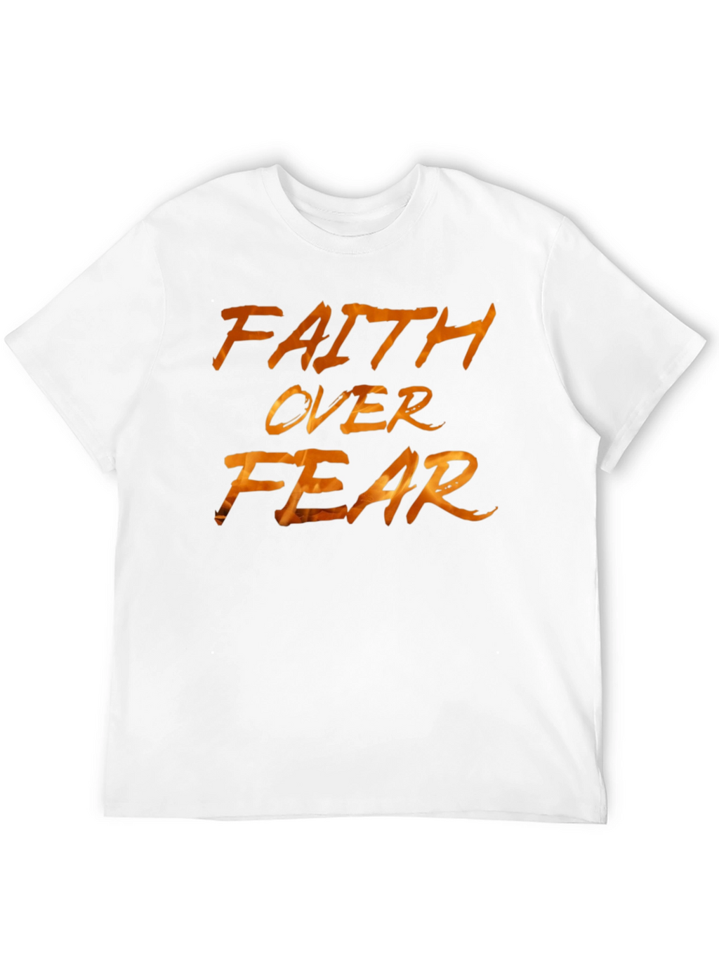 Faith Over Fear Black Graphic Tee