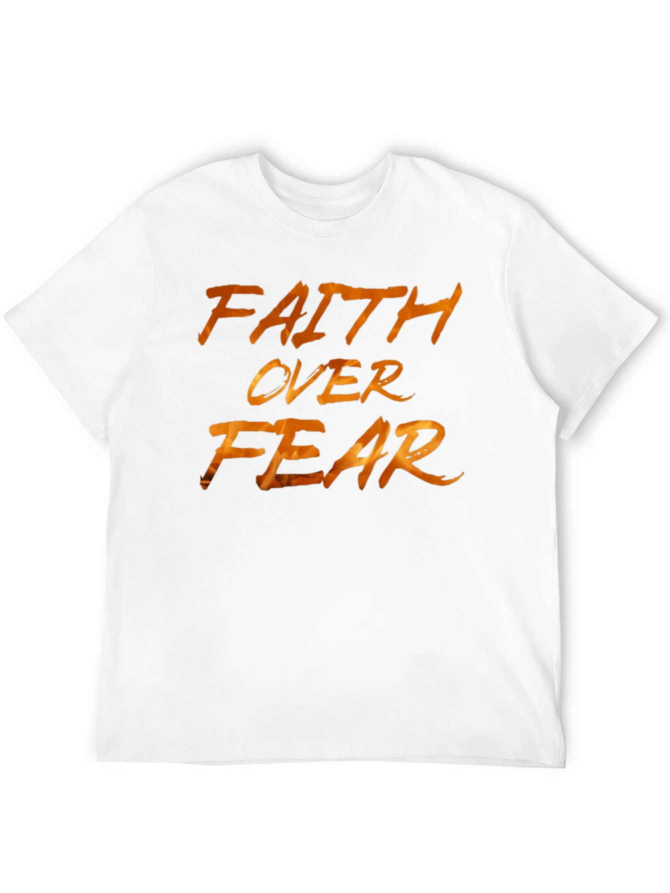 Faith Over Fear Black Graphic Tee