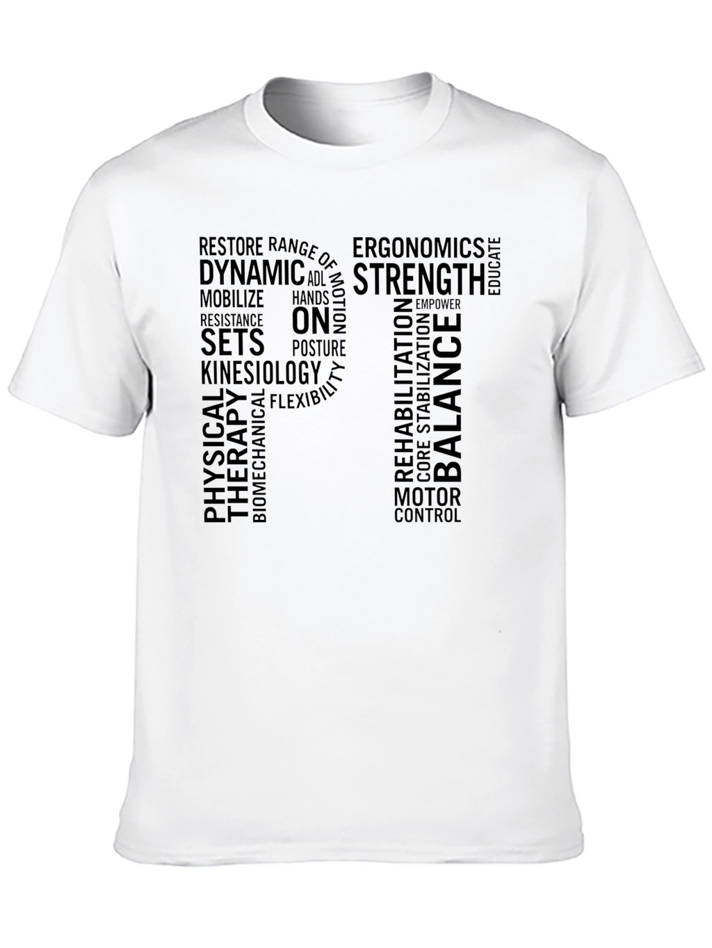 PT Physical Therapy Black T-Shirt