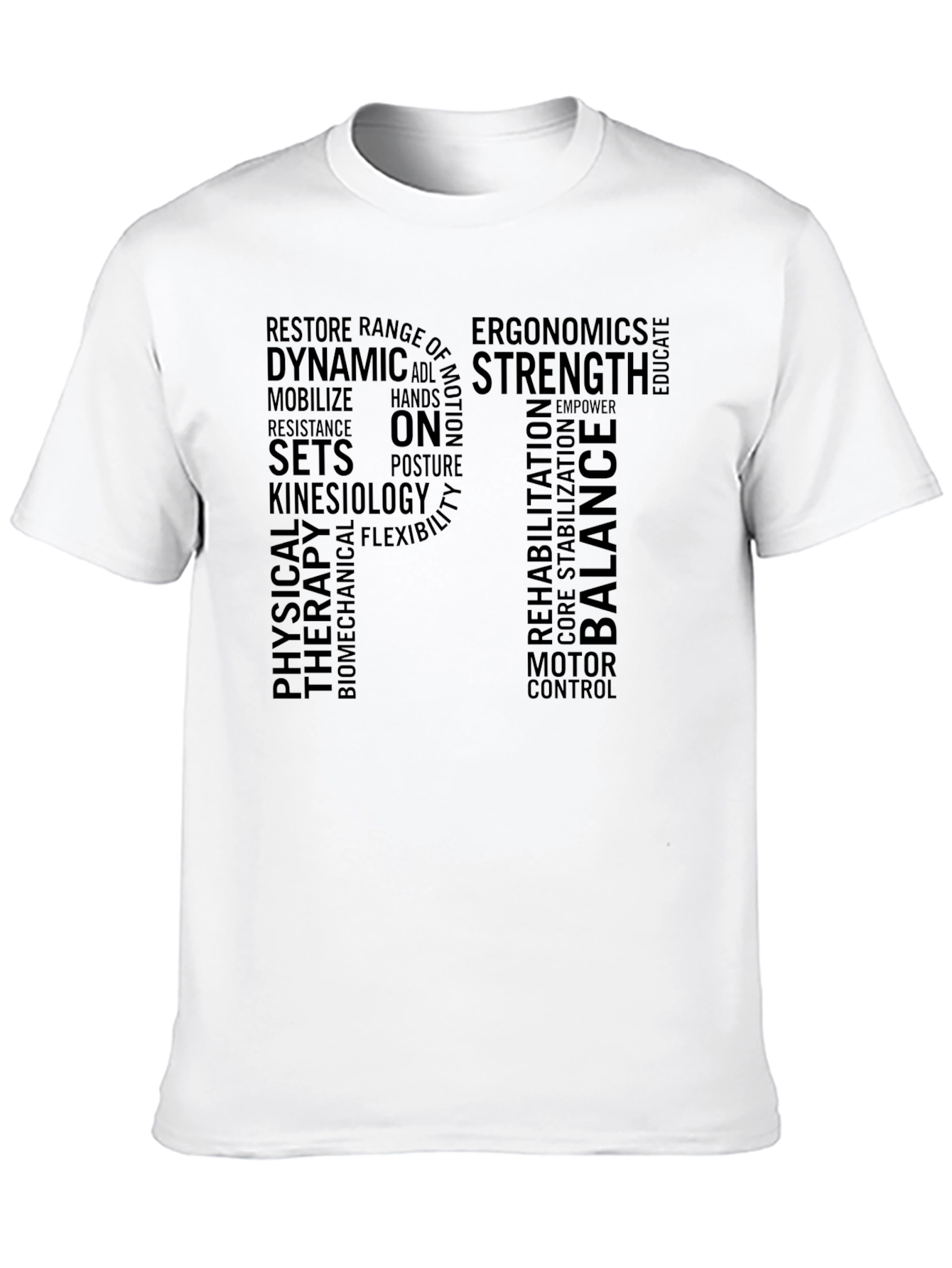 PT Physical Therapy Black T-Shirt