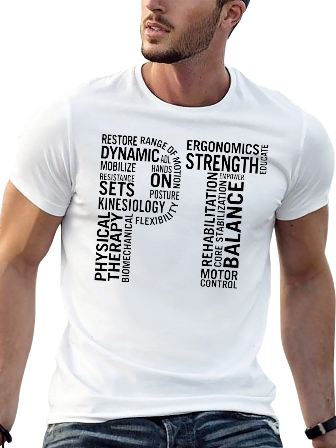 PT Physical Therapy Black T-Shirt