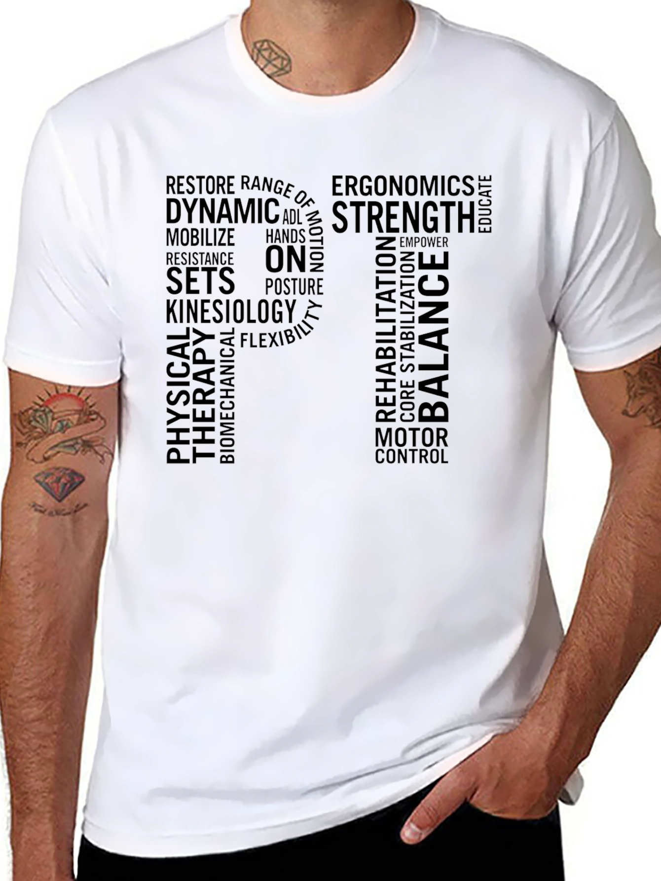 PT Physical Therapy Black T-Shirt