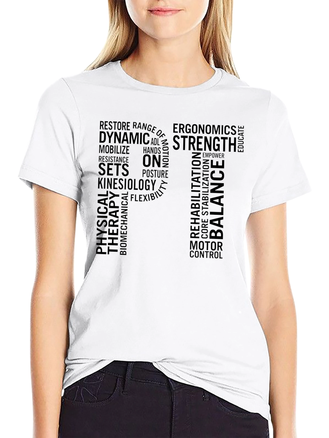 PT Physical Therapy Black T-Shirt