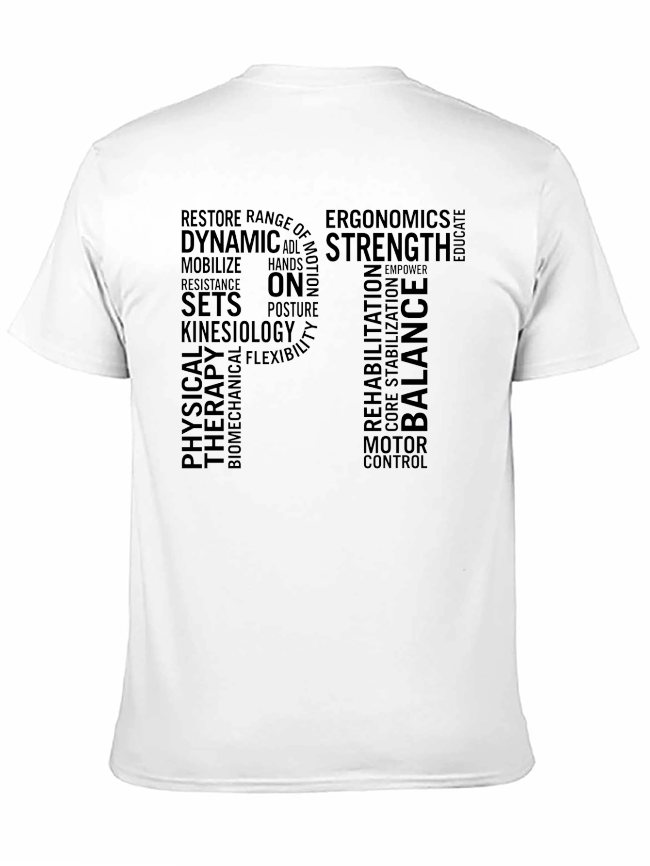 PT Physical Therapy Black T-Shirt