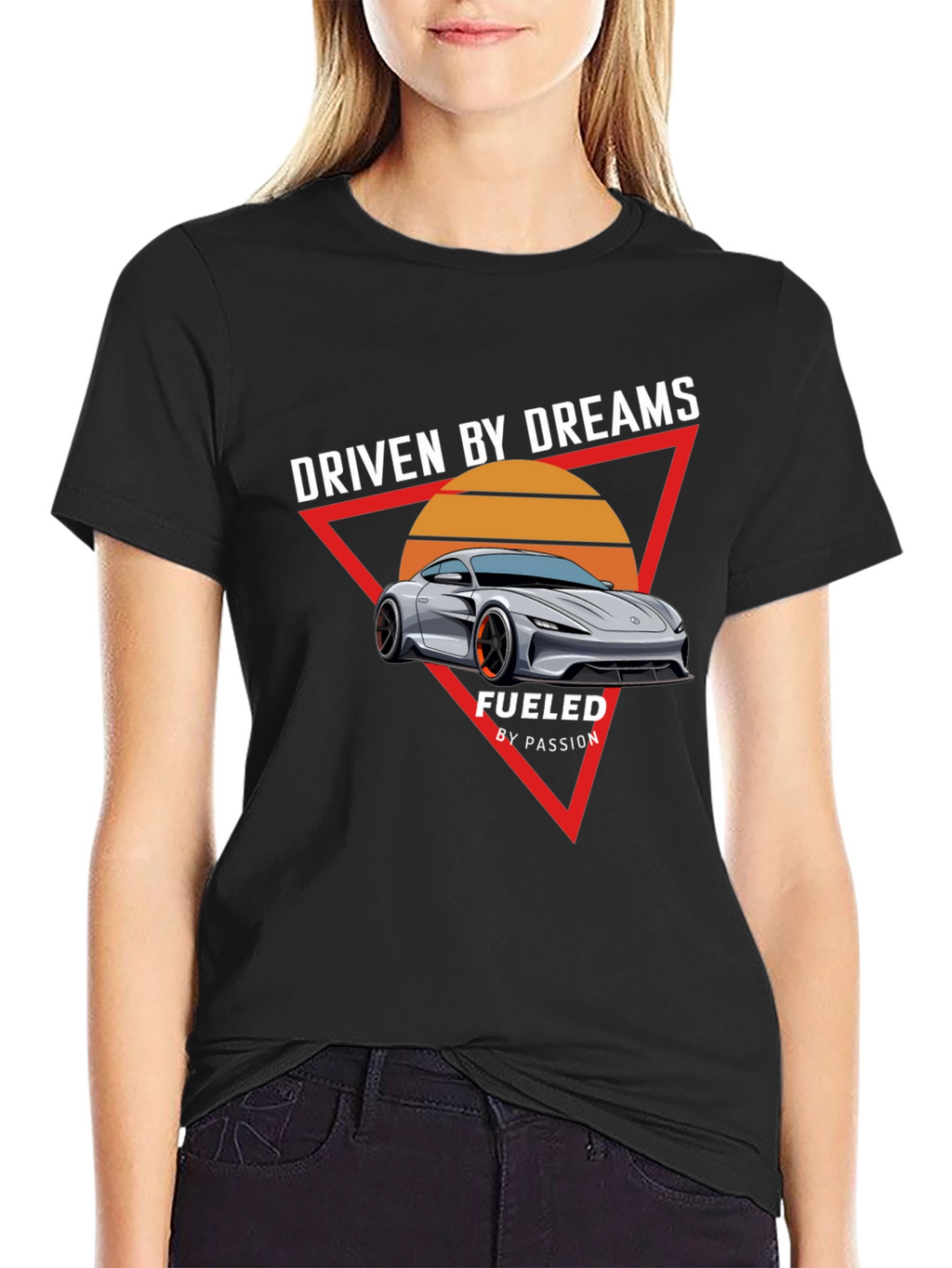 Driven by Dreams Graphic Tee - Black T-Shirt