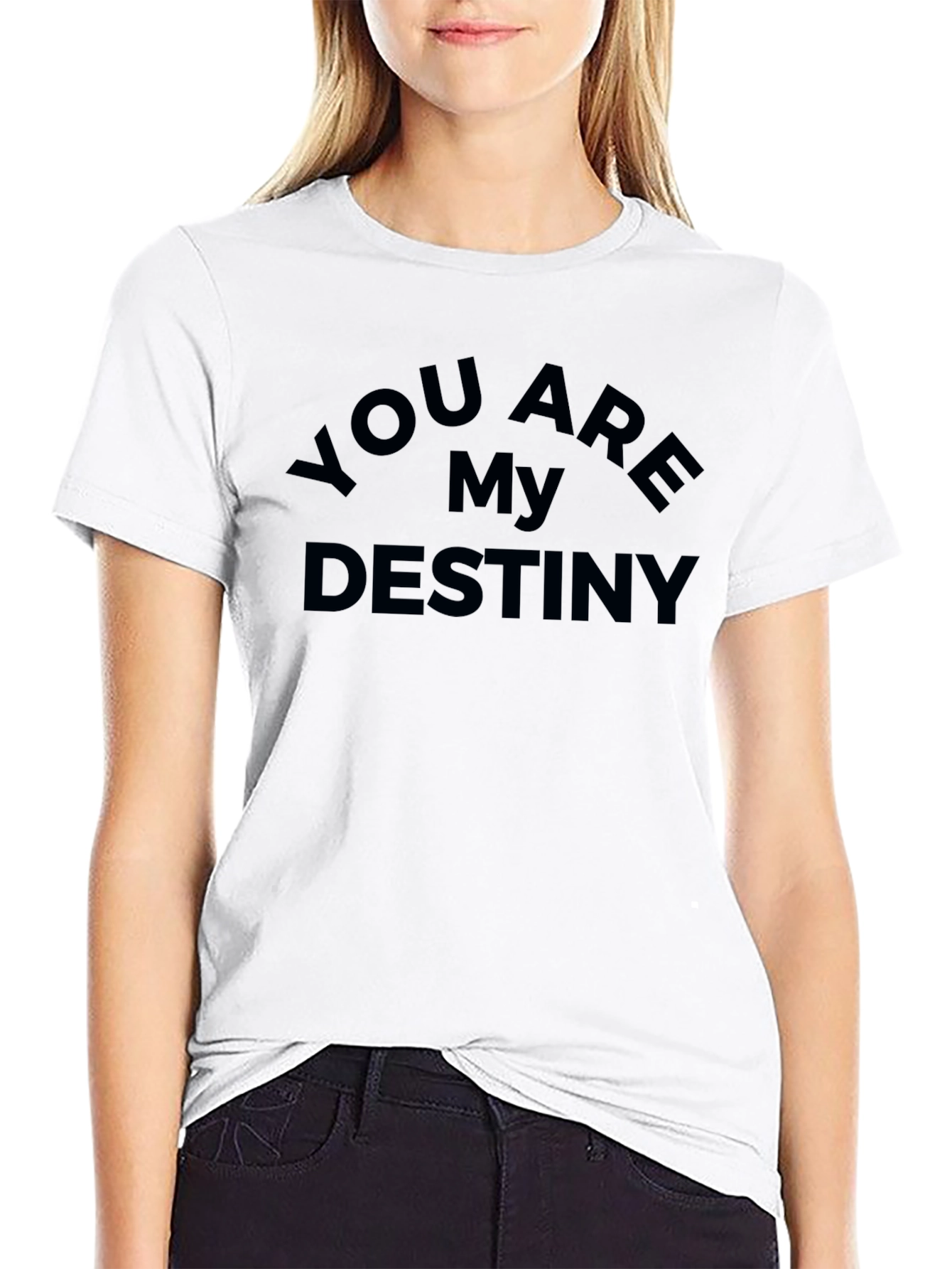 You Are My Destiny Graphic Tee - Black