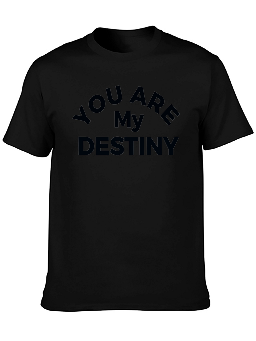 You Are My Destiny Graphic Tee - Black