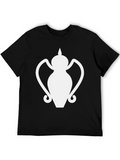 Vase Graphic Tee - Minimalist Black T-Shirt