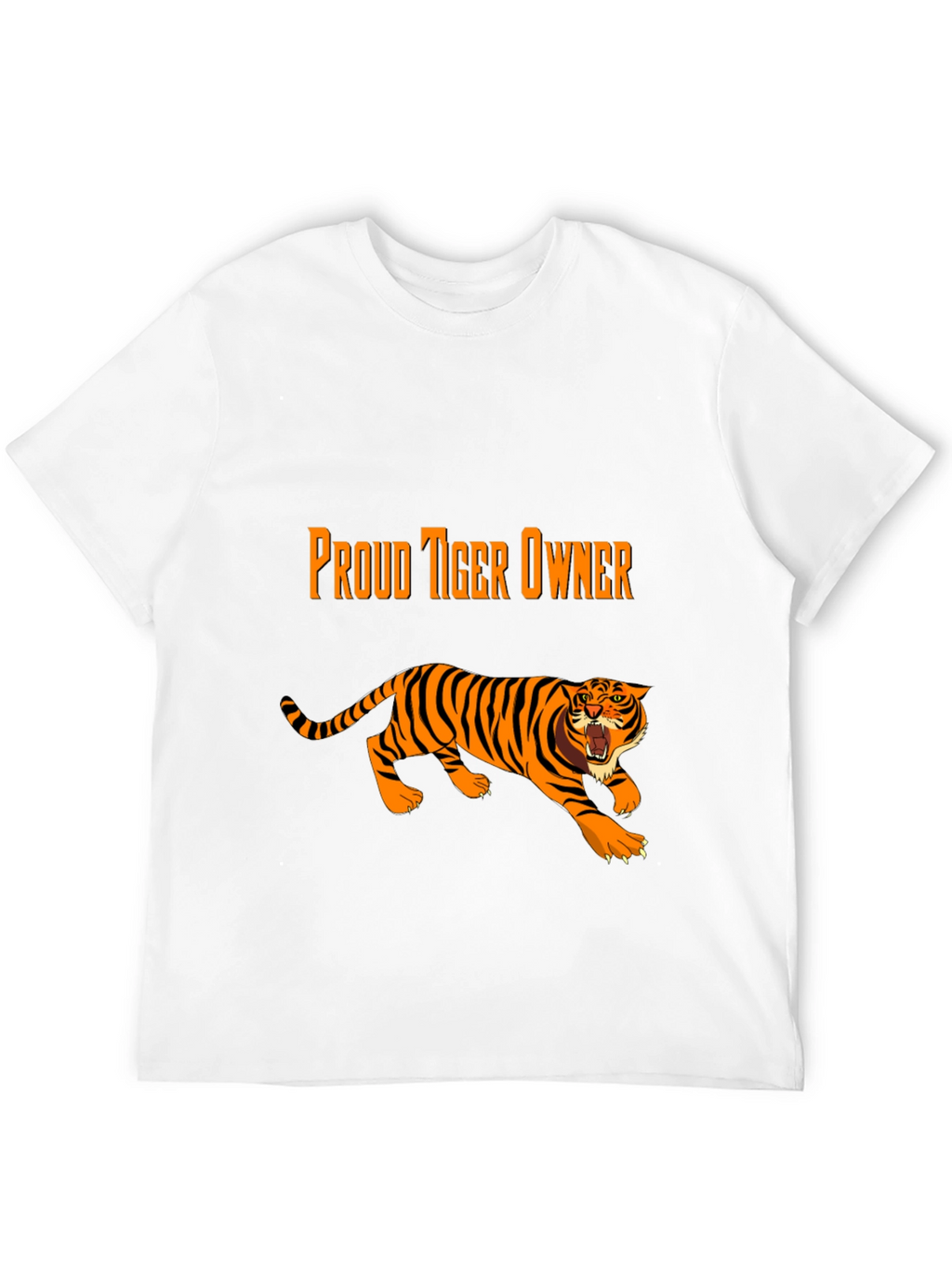 Proud Tiger Owner Black Graphic Tee