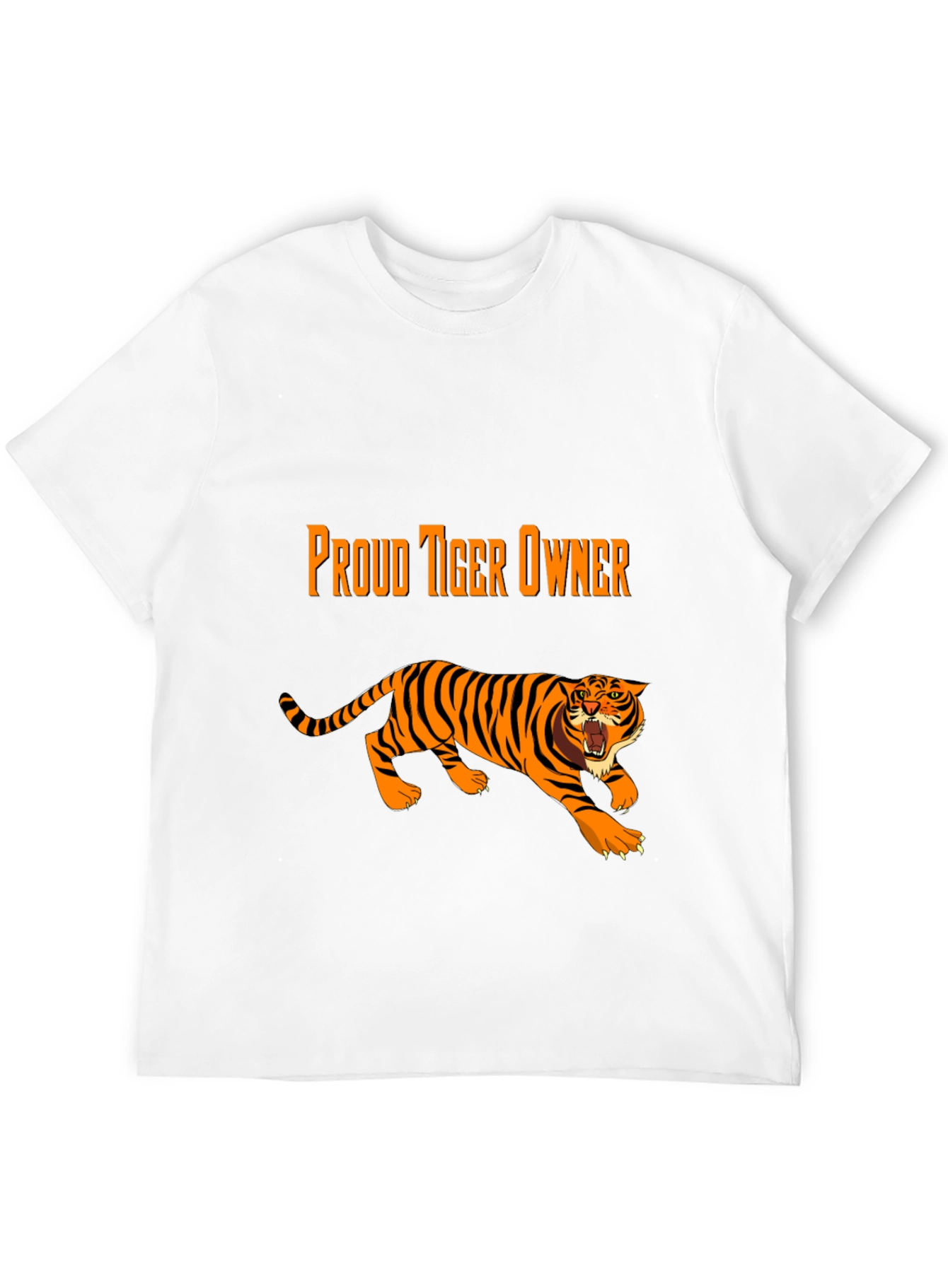 Proud Tiger Owner Black Graphic Tee