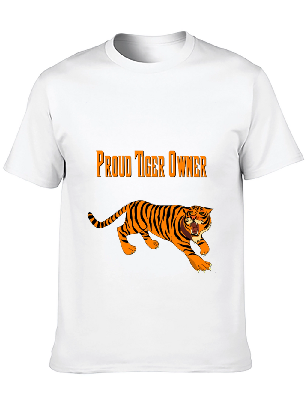 Proud Tiger Owner Black Graphic Tee