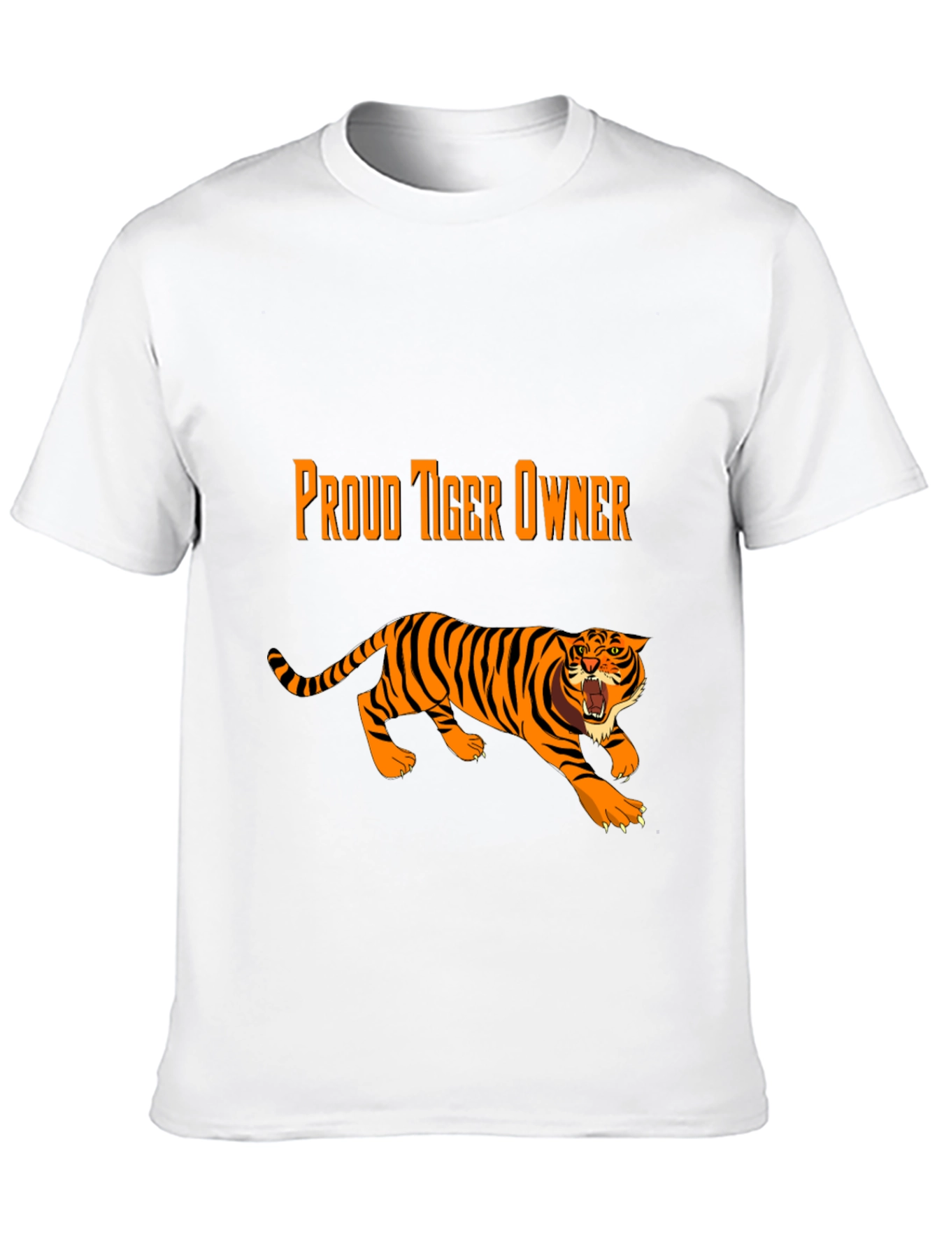 Proud Tiger Owner Black Graphic Tee
