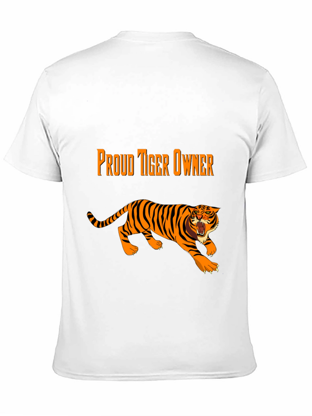 Proud Tiger Owner Black Graphic Tee