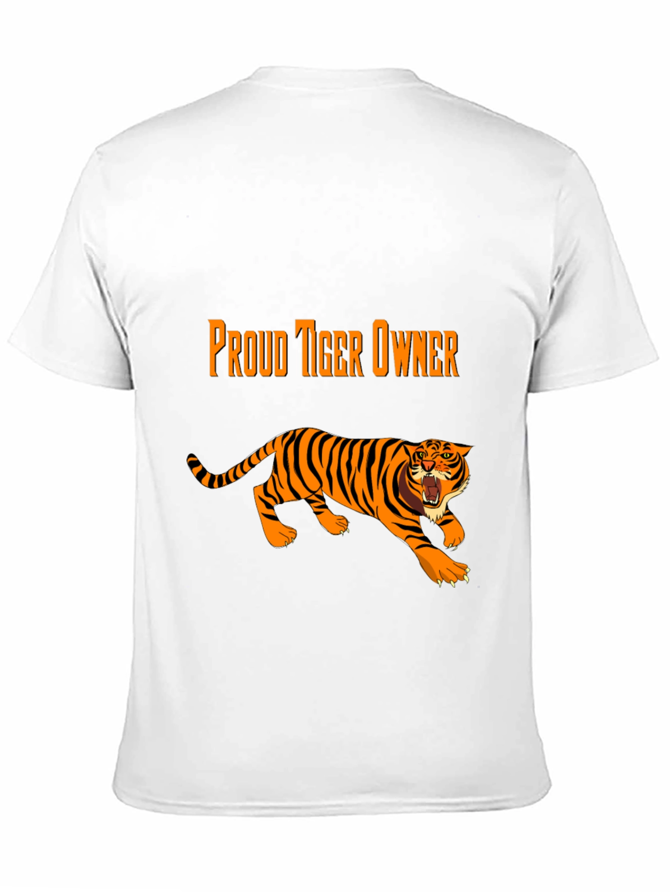 Proud Tiger Owner Black Graphic Tee