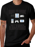 Born to Game T-Shirt - Gamer Console Design