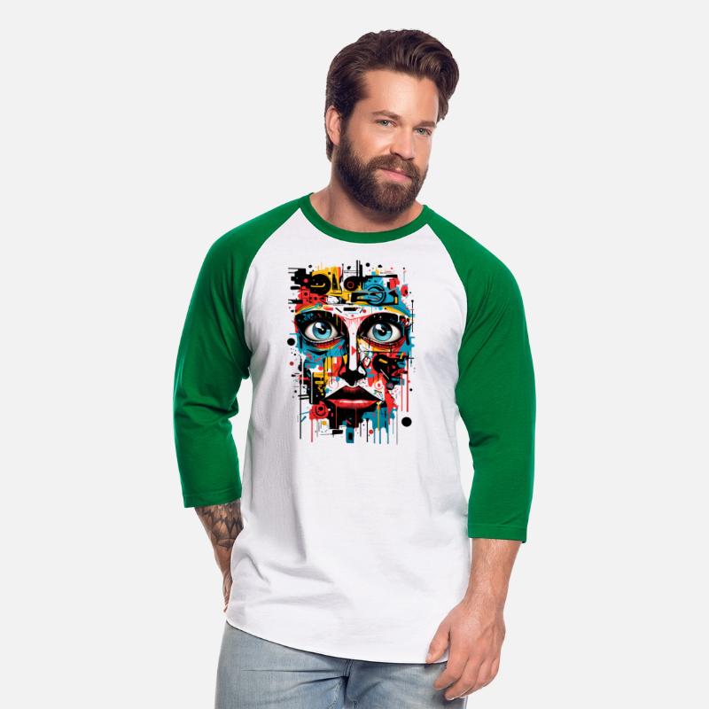 Abstract Colorful Head Graffiti Art Gift Idea