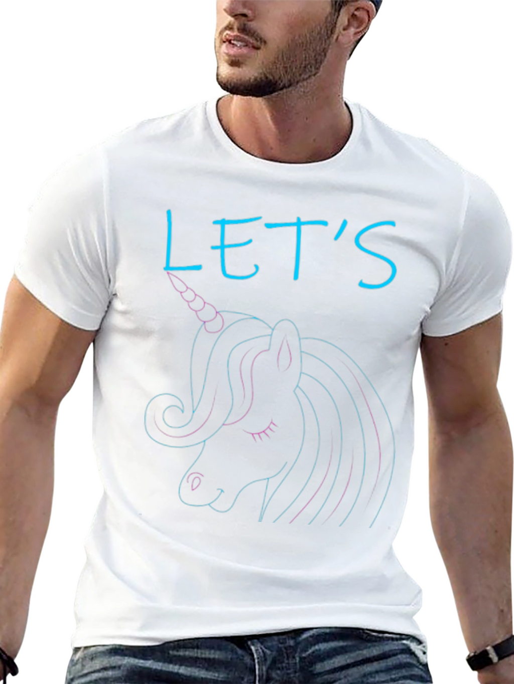 Unicorn Graphic Tee - Lets
