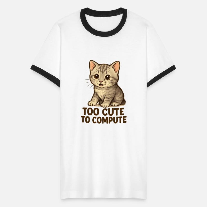 Adorable Cat with Tech Humor