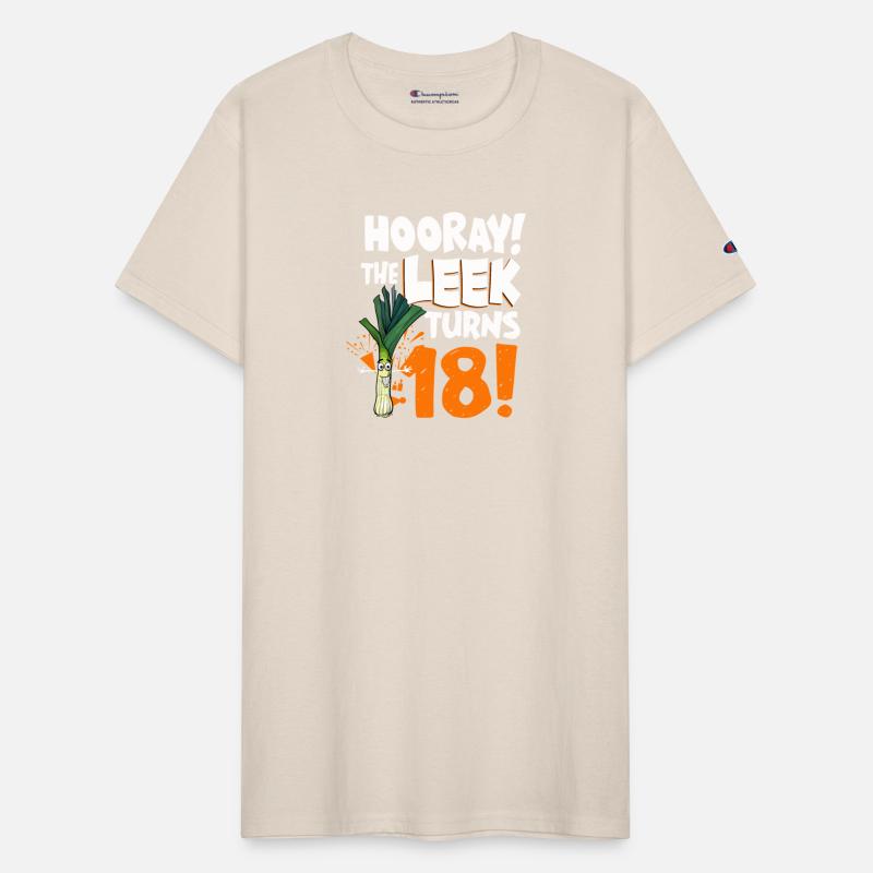 Adult 18th Bday Hooray The Leek Turns 18 Years Old