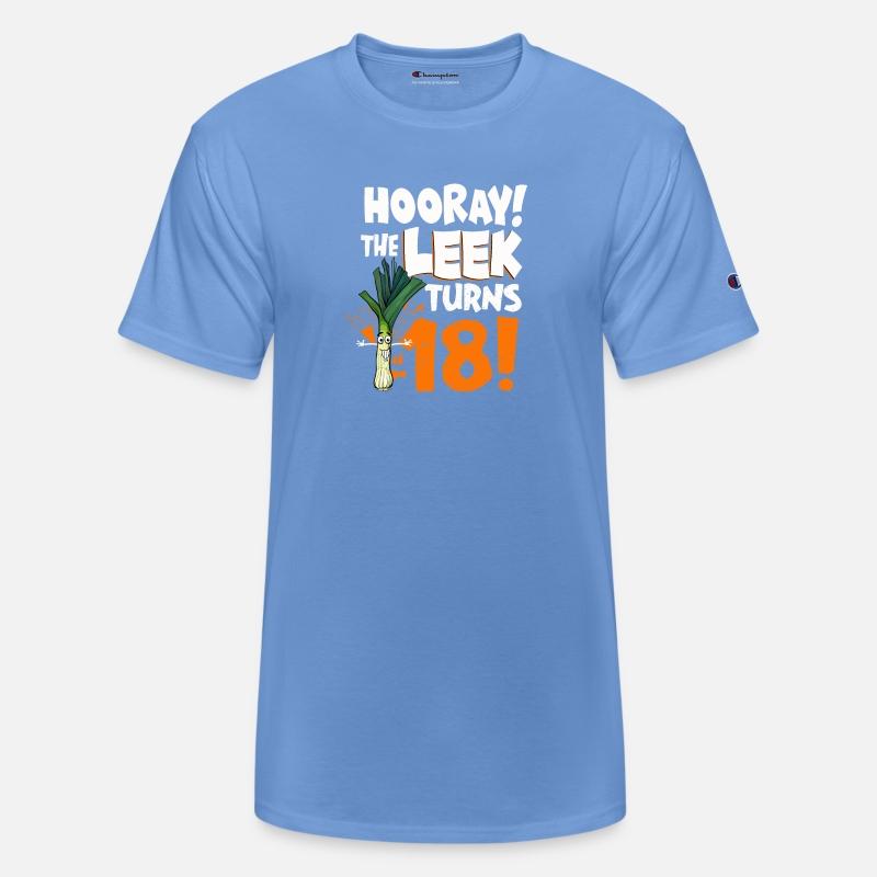 Adult 18th Bday Hooray The Leek Turns 18 Years Old