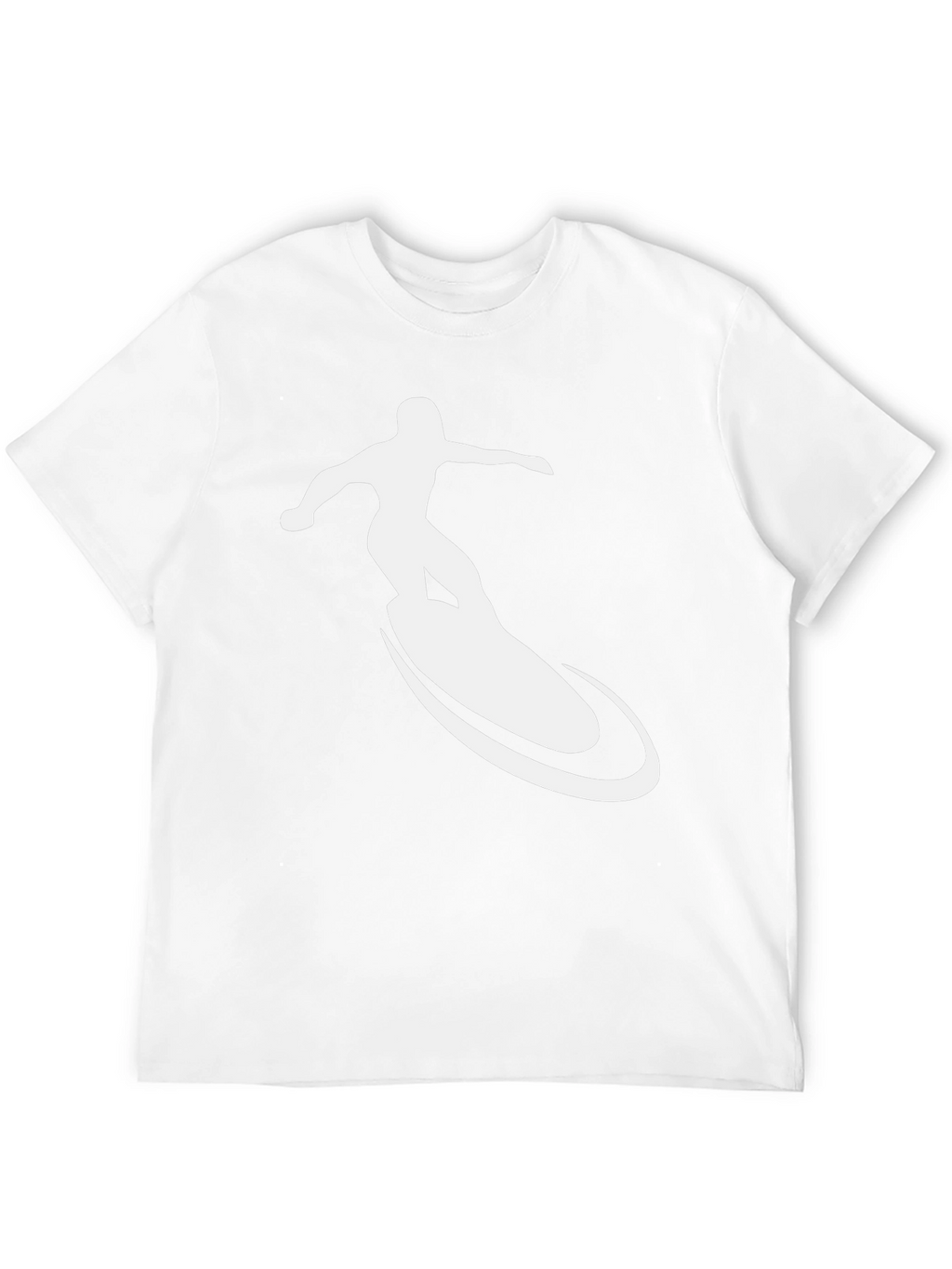 Surfer Graphic Tee - Black Cotton T-Shirt