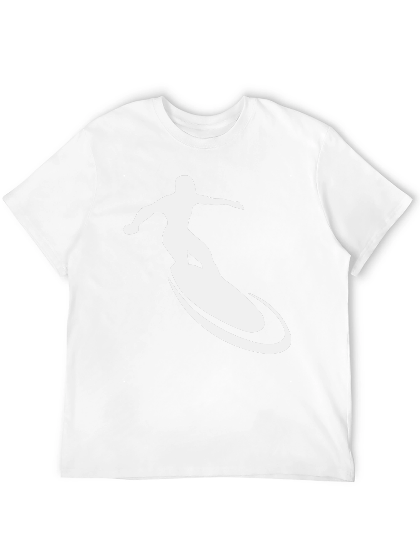 Surfer Graphic Tee - Black Cotton T-Shirt