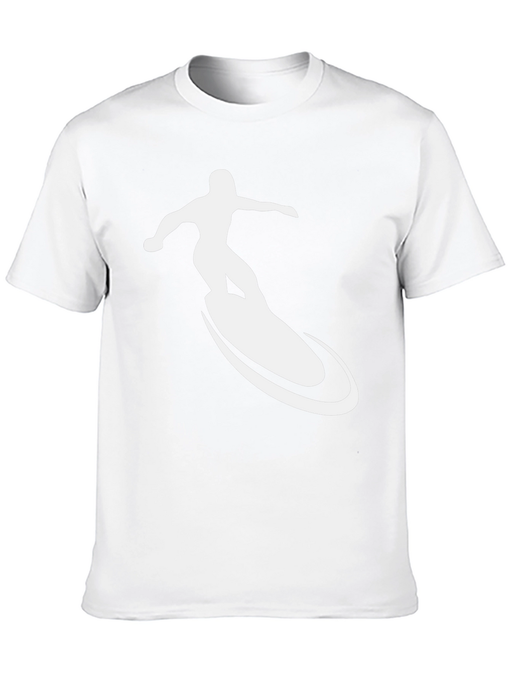 Surfer Graphic Tee - Black Cotton T-Shirt