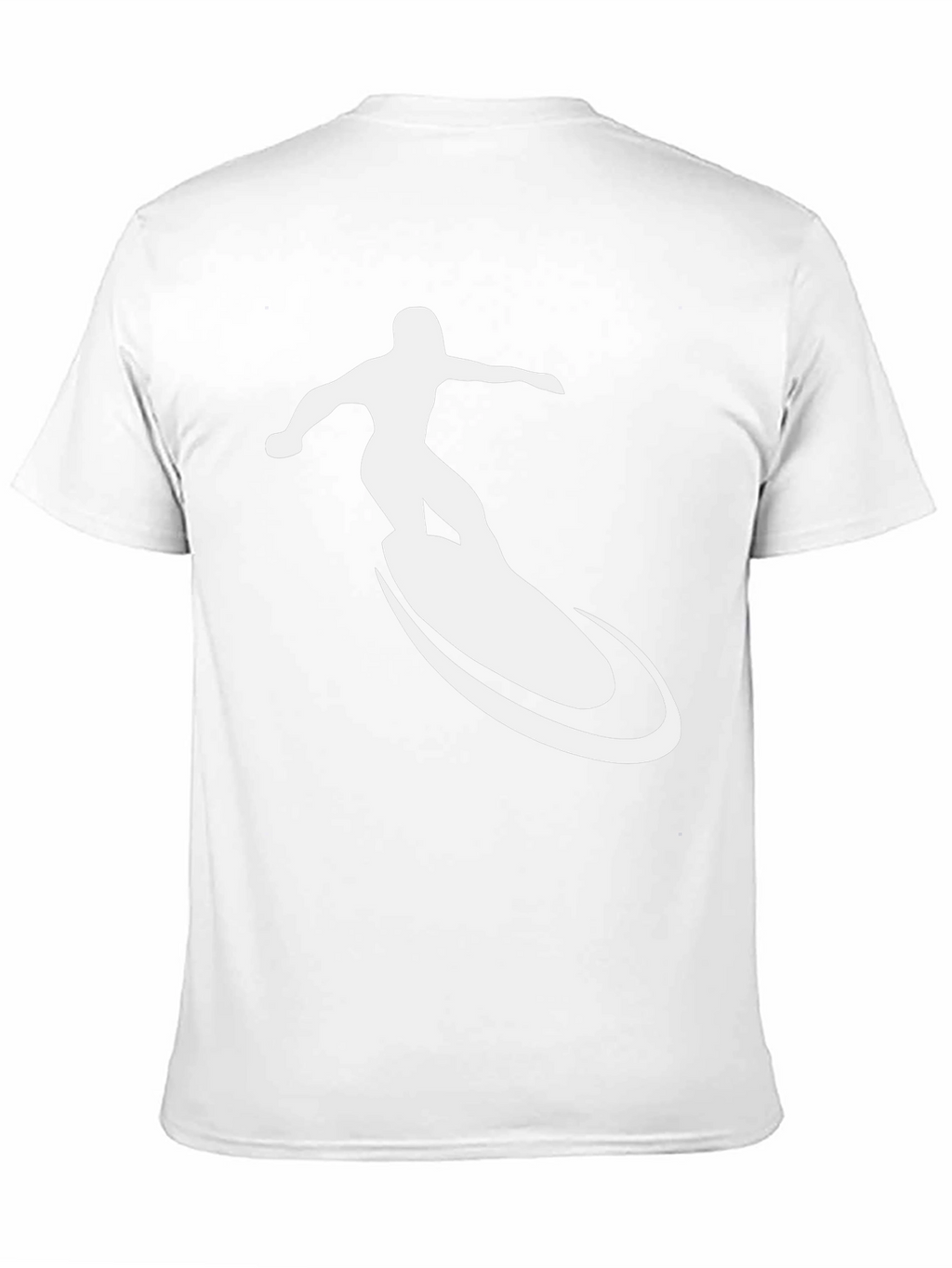 Surfer Graphic Tee - Black Cotton T-Shirt