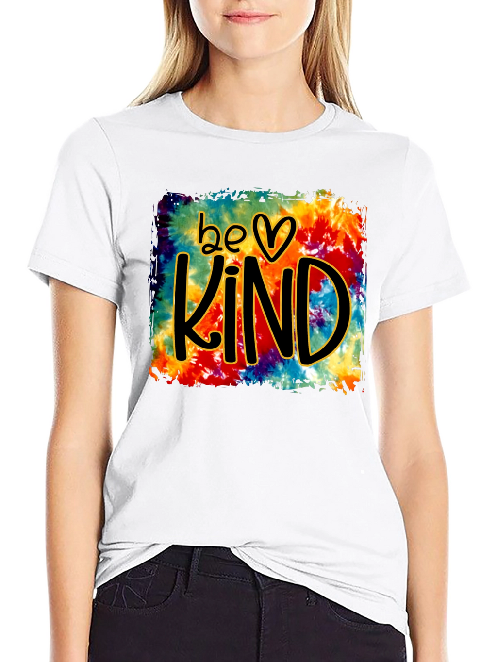 Be Kind Tie Dye Graphic T-Shirt