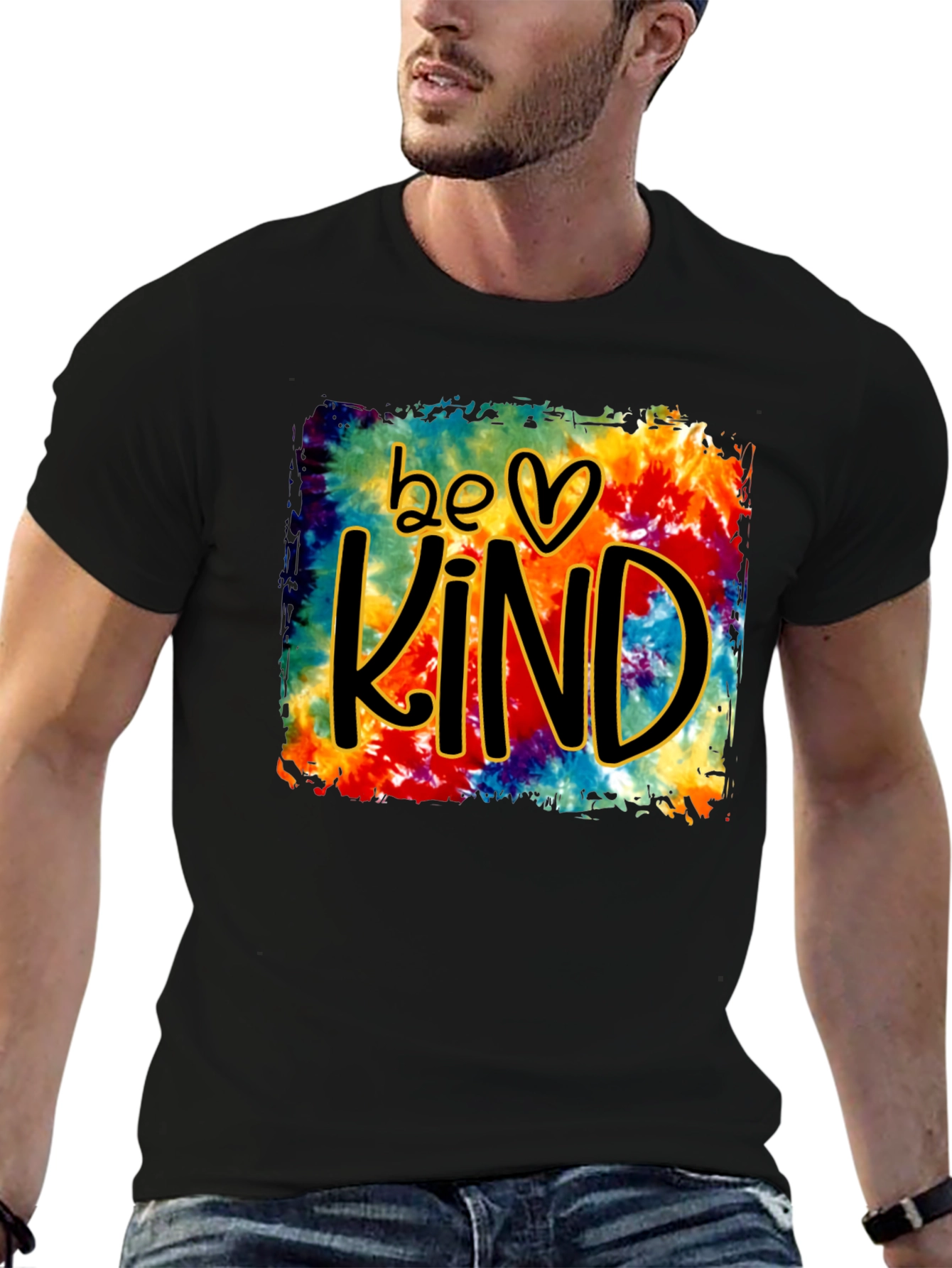 Be Kind Tie Dye Graphic T-Shirt