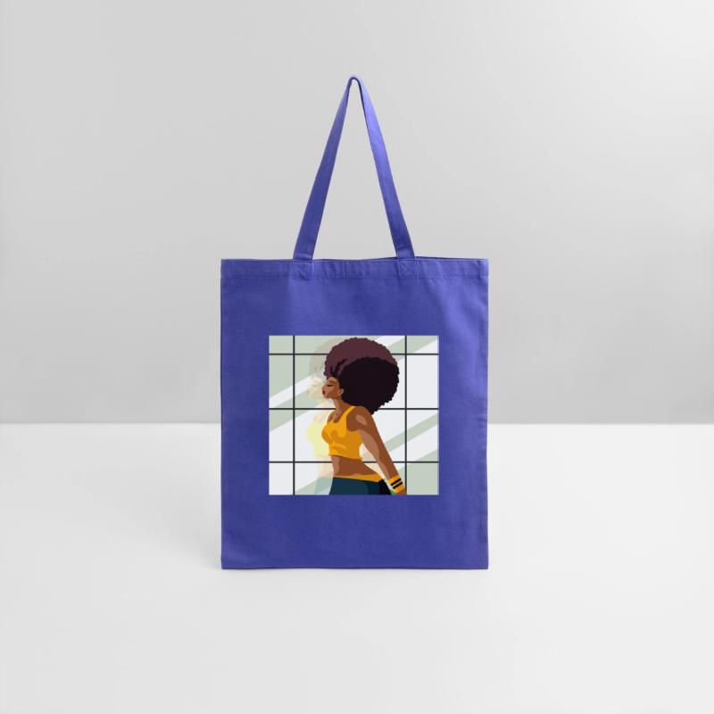 afro fitness girl in gym