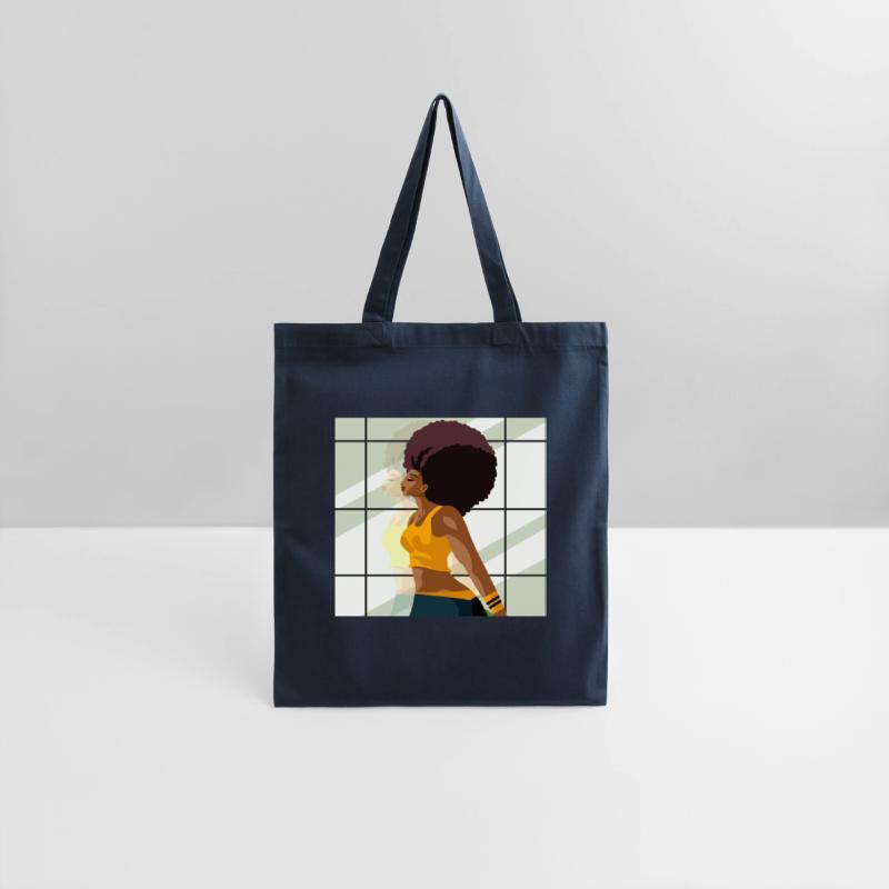 afro fitness girl in gym