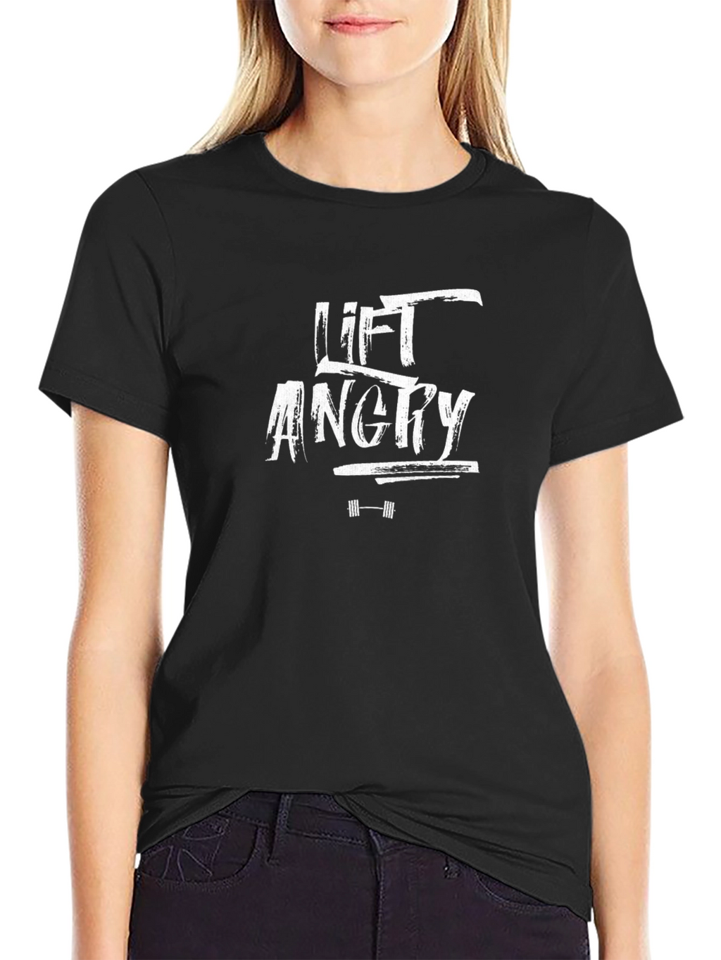 Lift Angry Black T-Shirt for Men
