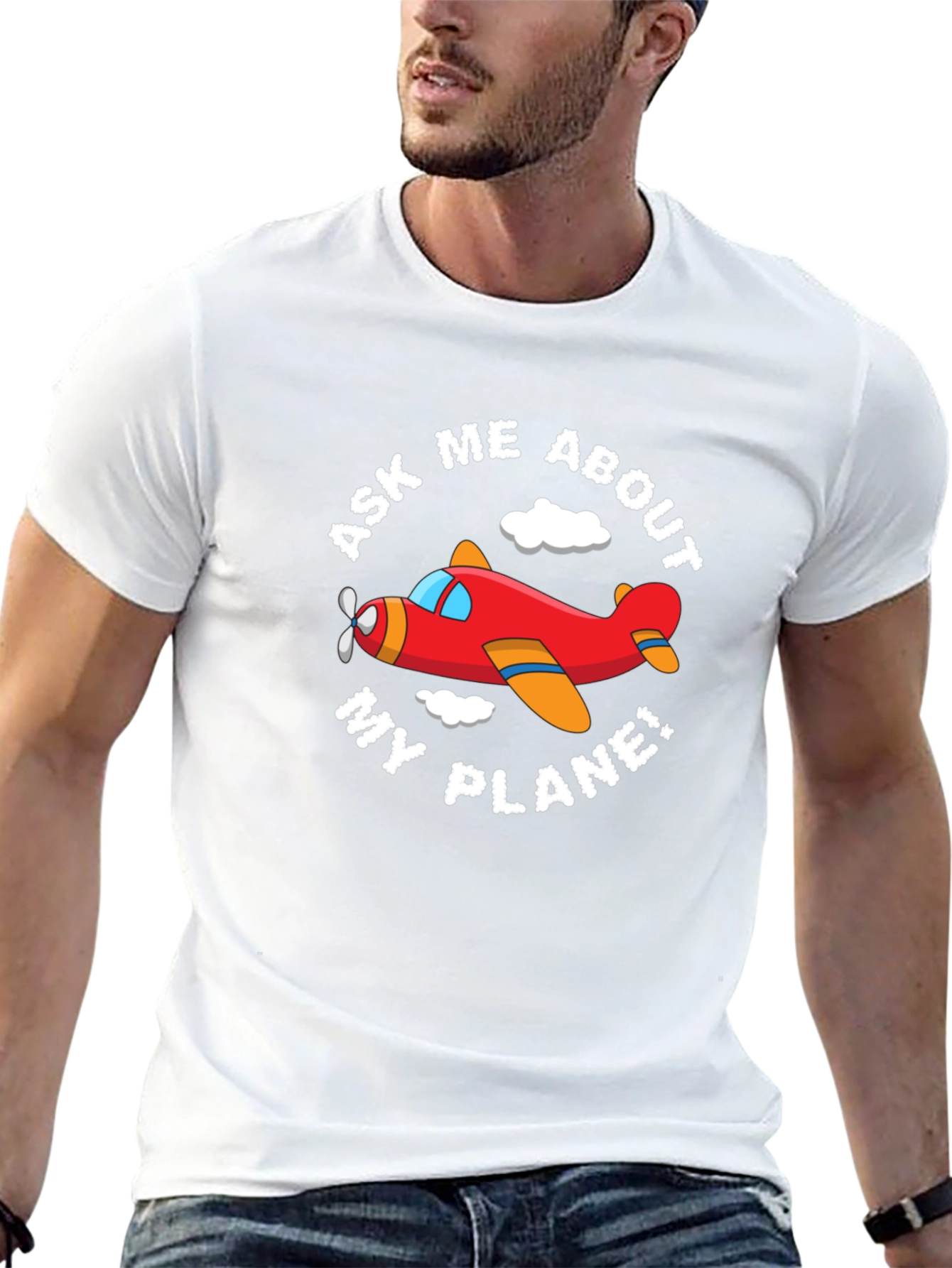 Ask Me About My Plane! Funny Airplane T-Shirt