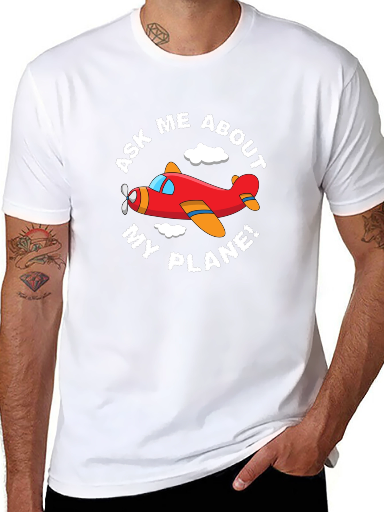 Ask Me About My Plane! Funny Airplane T-Shirt