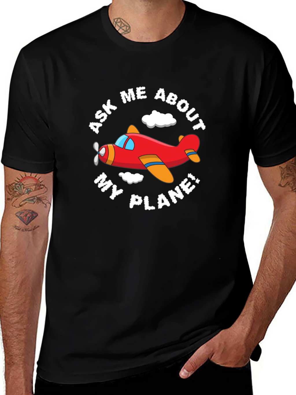 Ask Me About My Plane! Funny Airplane T-Shirt