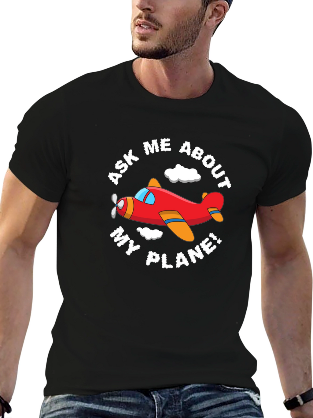 Ask Me About My Plane! Funny Airplane T-Shirt