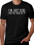 Puck Of It Mens Black T-Shirt Hockey Fan Tee