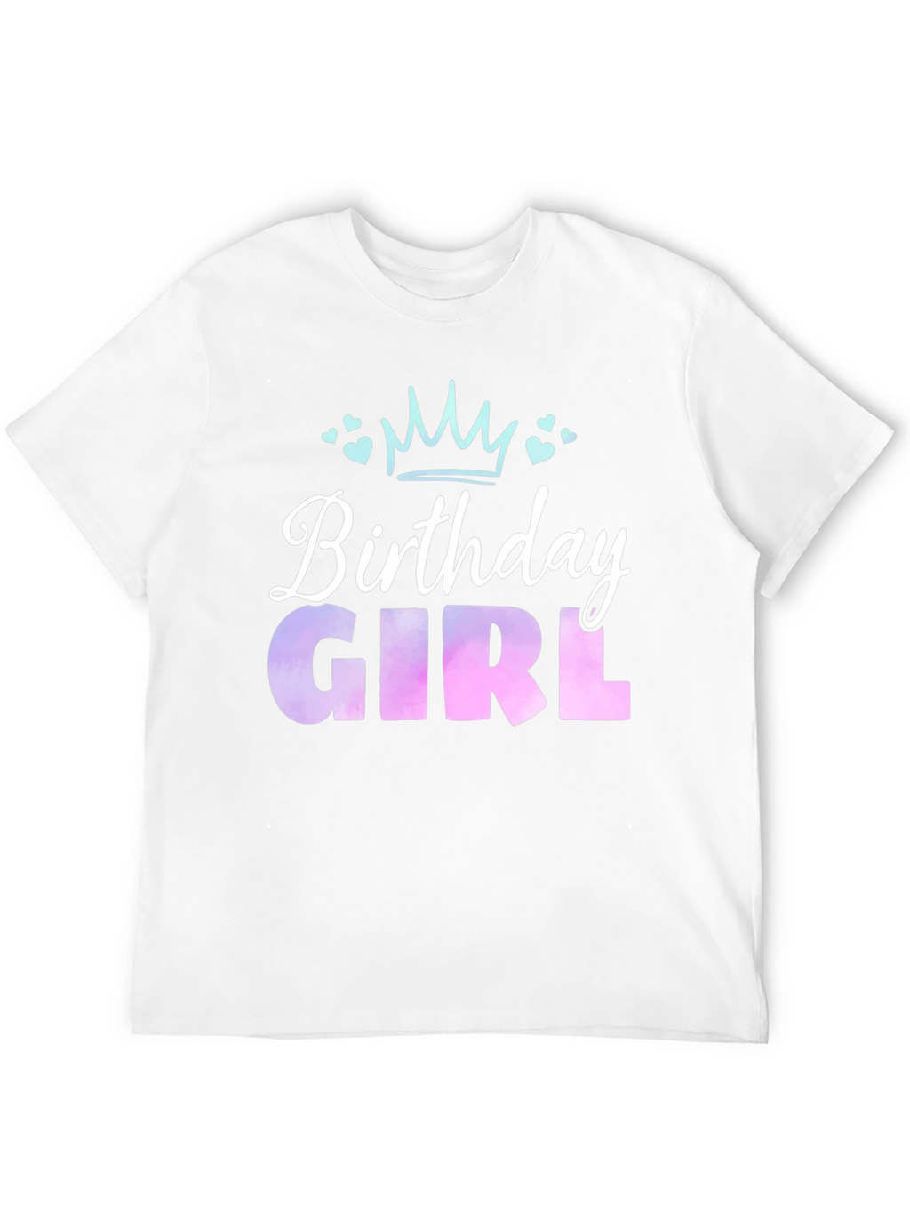 Birthday Girl T-Shirt - Cute Crown Design