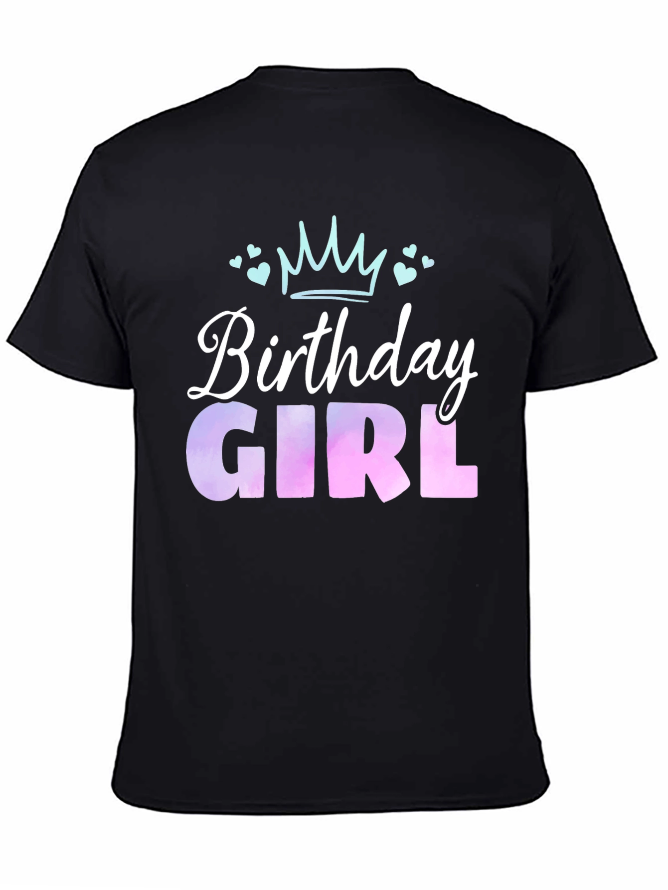 Birthday Girl T-Shirt - Cute Crown Design