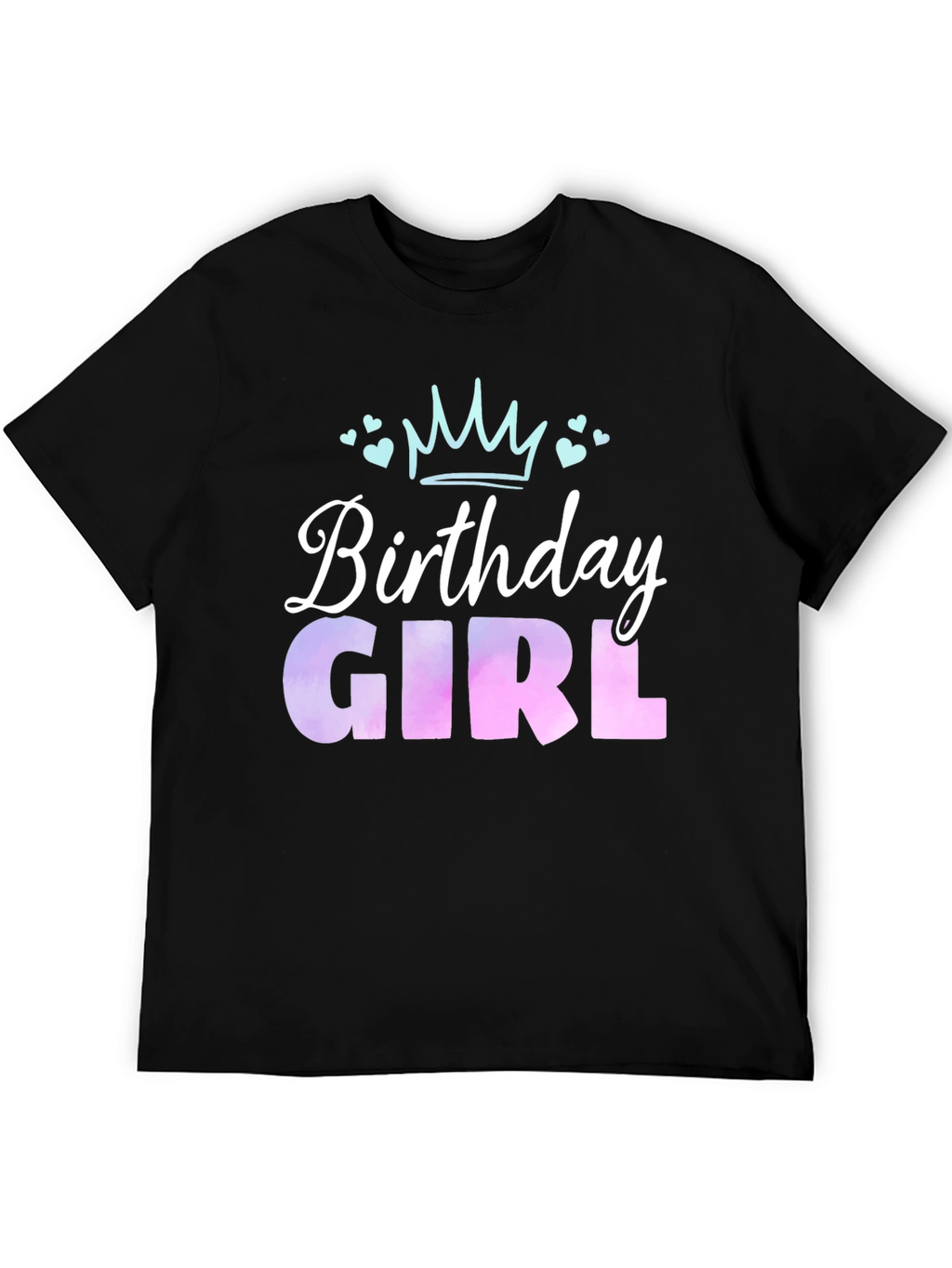 Birthday Girl T-Shirt - Cute Crown Design