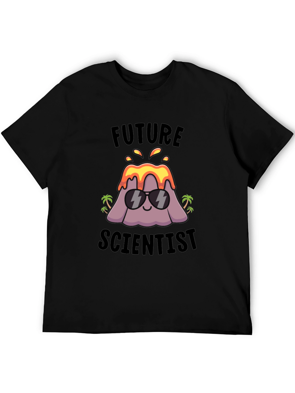 Future Scientist Volcano Graphic T-Shirt